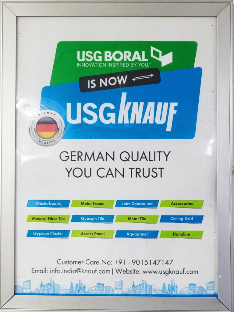 USG boral certificate